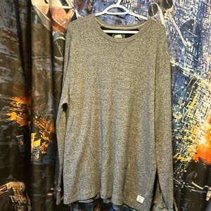 VEUC Men’s Roots Heathered Grey Heavy Cotton Sweater XXL